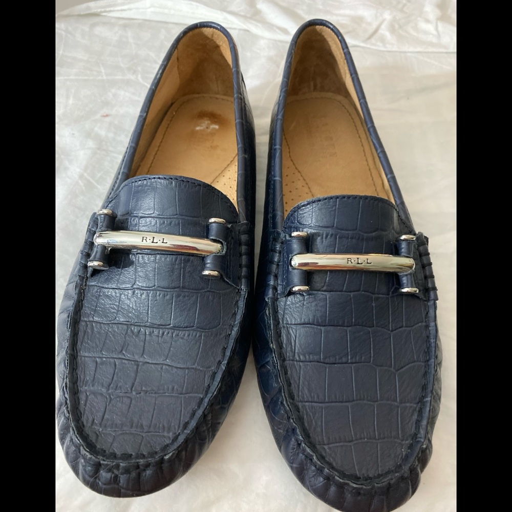 Ralph Lauren Lauren shoes women’s blue slip on’s size 10
